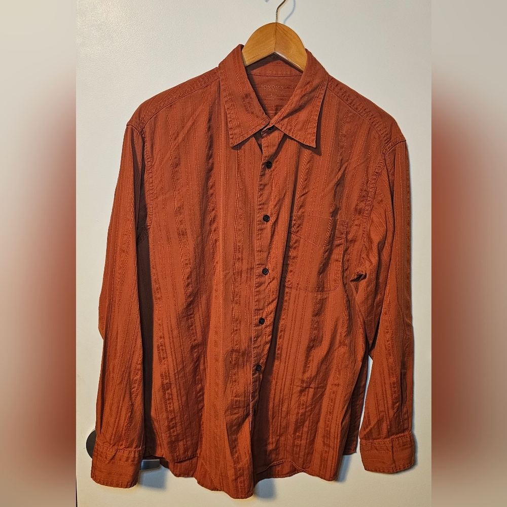 Sonoma Burnt Orange Sport Shirt